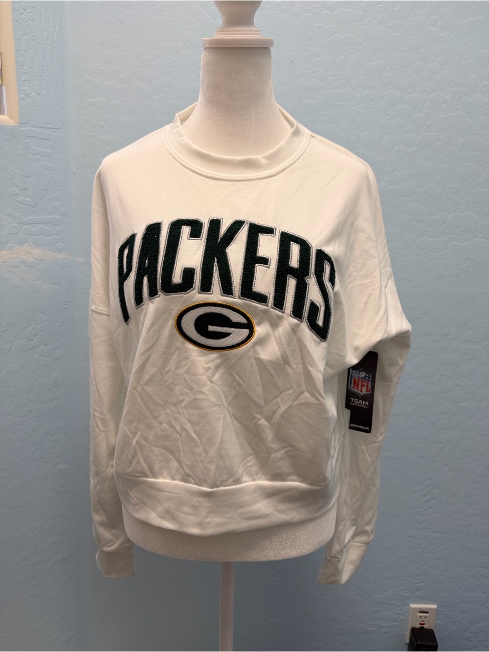 NFL Women's White Knit Top - Official Apparel Sleepwear